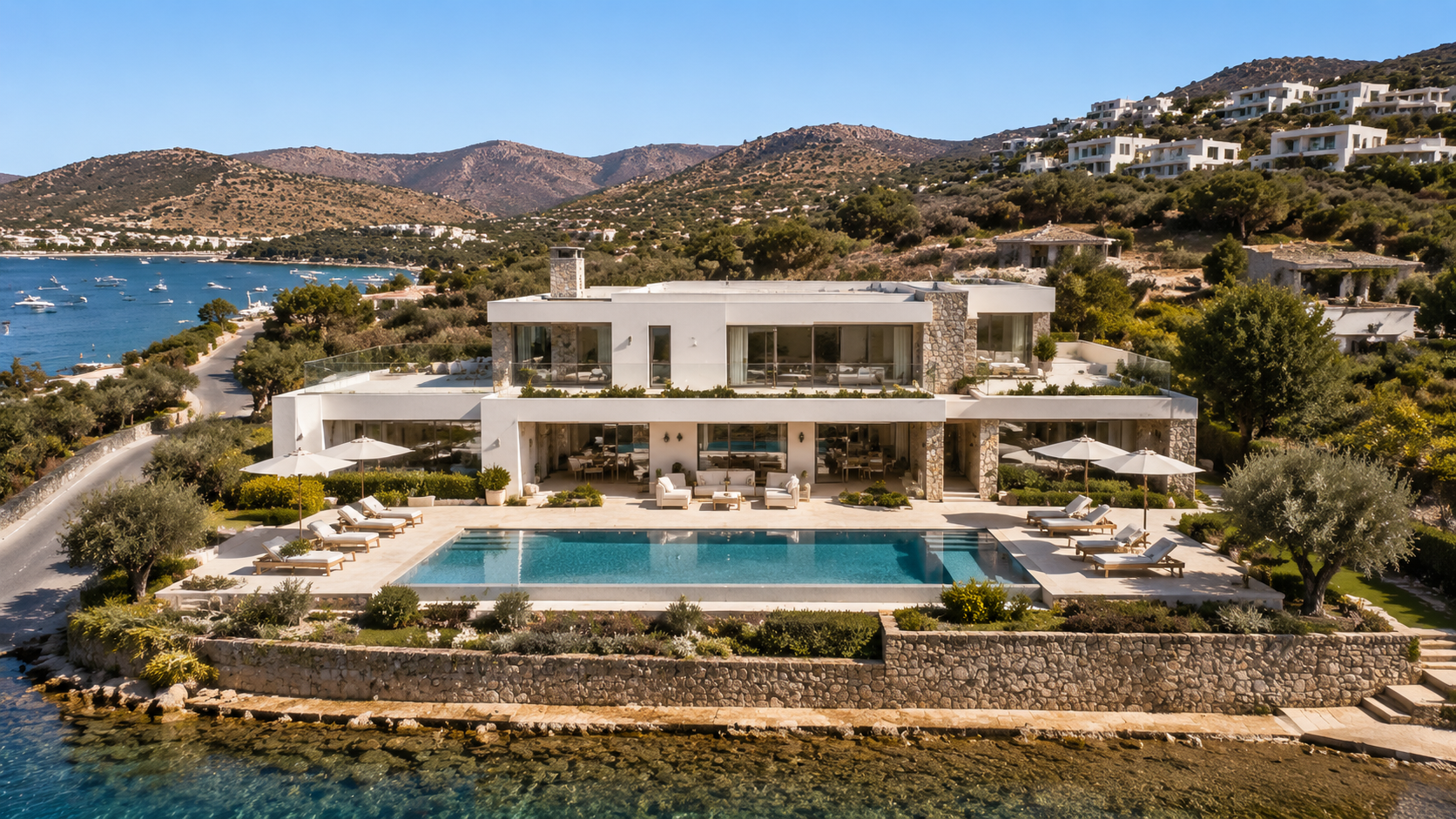 Turkbuku sahil villa yasami